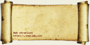 Tamara Aćimac vizit kartica